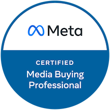 Insignia de Meta Certified Media Buying Professional